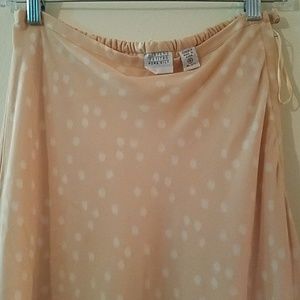 Steven's Petite Pure Silk Maxi Skirt